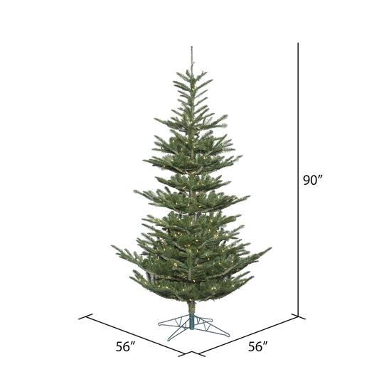 7.5ft. Pre-Lit Alberta Spruce Artificial Christmas Tree, Clear Lights
